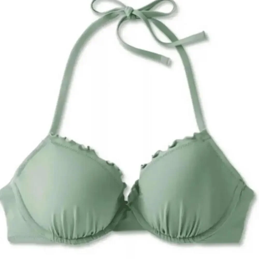 Shade & Shore Ruffle Bikini Top 38D